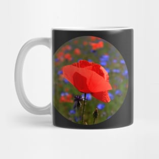 Beautiful Red Poppy Mug